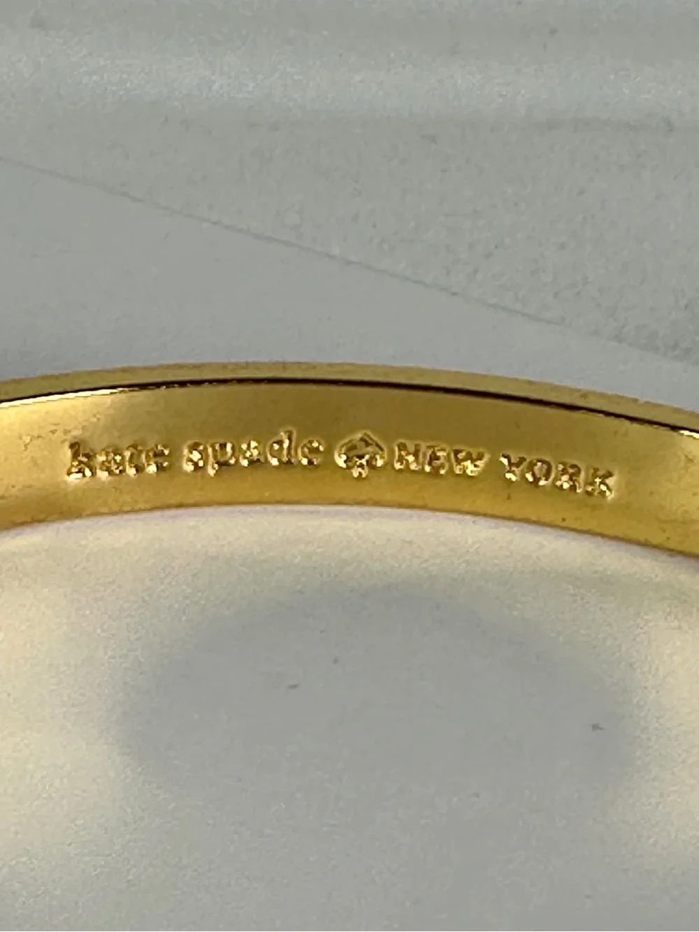 Kate Spade Gold-Plated Take A Bow Bangle Bracelet
